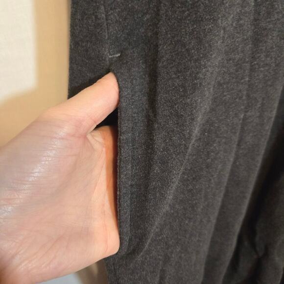 Pact Organic Cotton Hoodie Tank Dress Boho Lounge Stretch Gray Small Comfy - Picture 8 of 8